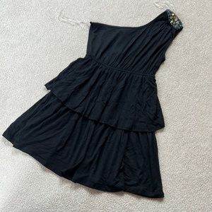 Jeweled one shoulder top NWT